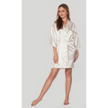 Satin Polyester Women Short Robe